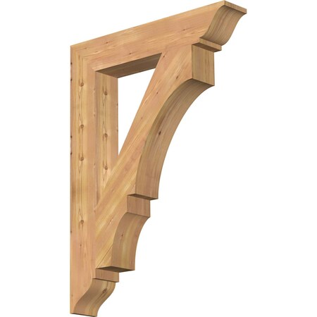 Ekena Millwork Balboa Traditional Smooth Bracket, Western Red Cedar, 5 1/2"W x 32"D x 44"H BKT06X32X44BOA01SWR